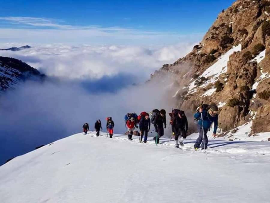 Combined Tour: 5 Days Mount Toubkal & Sahara tour - Day 1: Marrakech to Imlil and up to Toubkal Refuge country