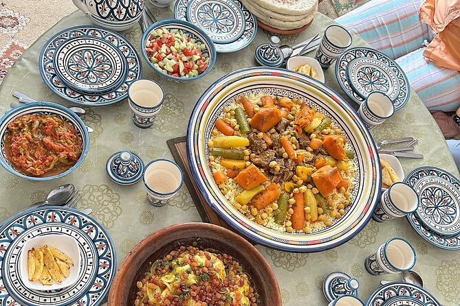 Cook Moroccan Food & Try on Traditional Clothes like a local - Vegan and Vegetarian Friendly, Without Making It Feel Special-Case