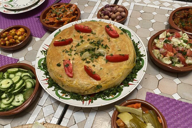 Cooking Class with Bread Workshop and Pastry in Fes - Market Tour in Dhar Richa: learning ingredients the practical way