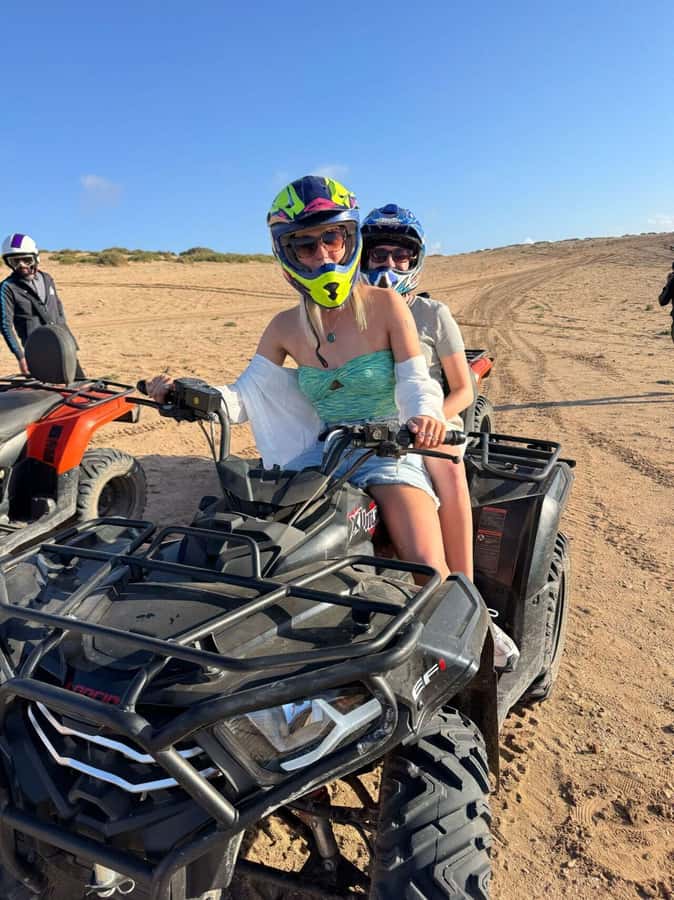 Desert & Beach Quad Adventure With Camel Ride - The safety brief, helmet fit, and the practice drive that matters