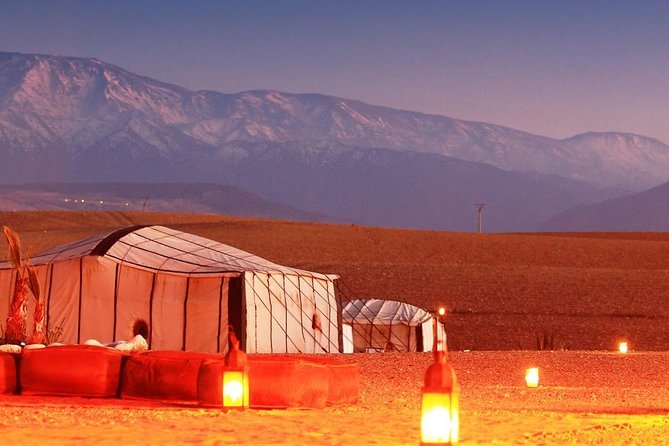 Dinner Show in Agafay Desert with Quad Bike & Camels - Camel ride with traditional dress, plus one key consideration