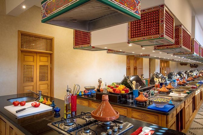 Discovery of Moroccan Culinary Heritage, History and Secrets - The second-floor kitchen: 34 stations means you actually cook