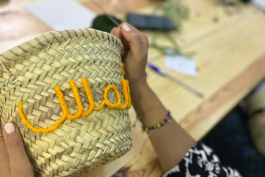 Embroider Your Name in Arabic Calligraphy – Marrakech Medina - Arabic calligraphy embroidery in Marrakech Medina, what you make in 2 hours