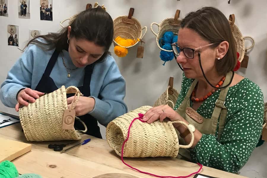 Embroider Your Name in Arabic Calligraphy – Marrakech Medina - Inside the workshop: tea, pastries, and real small-group attention