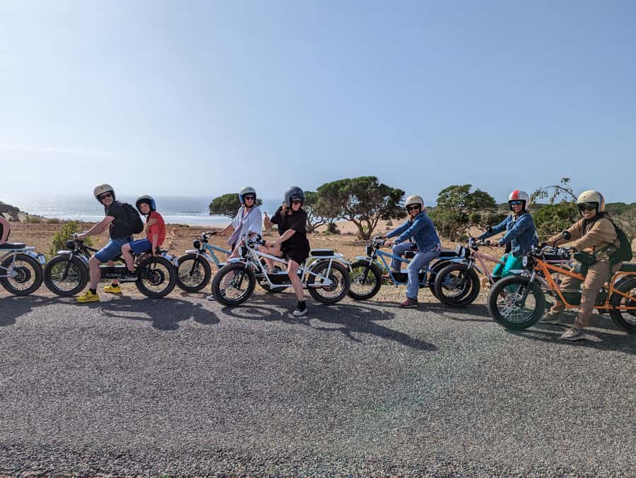 Essaouira: Area Highlights Guided E-Bike Tour - Back down the river course, with medina views returning