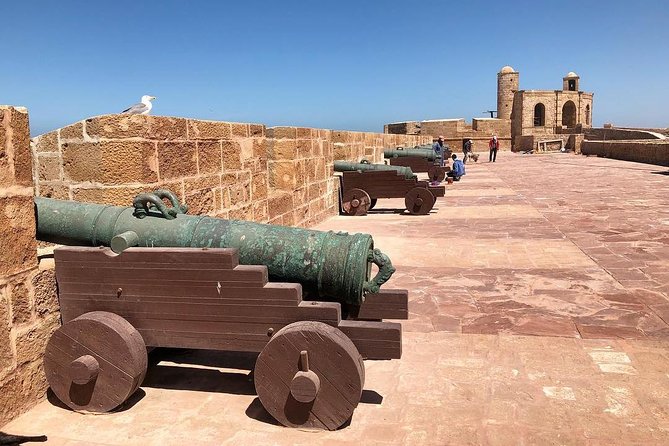 Essaouira Full Day Trip From Marrakech - First stop at the port: blue boats and Bab al Mersa