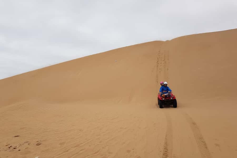 Essaouira P3: Quad tour forest beach dunes (free transfer) - The route south of Essaouira: dunes and open space for confident riders