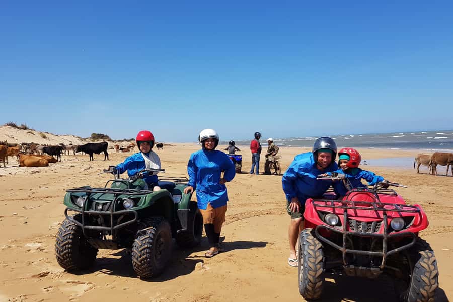 Essaouira P3: Quad tour forest beach dunes (free transfer) - Water included, but manage your expectations on comfort
