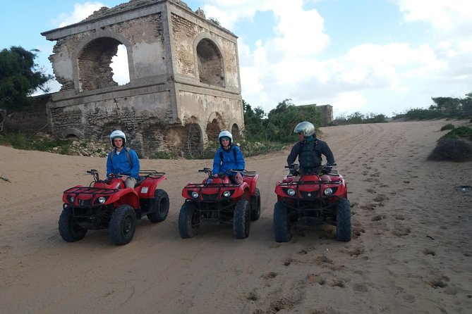 Essaouira: Quad/Seaside Tour (free transfer) - Quads, helmets, and how the guide helps you control the ride