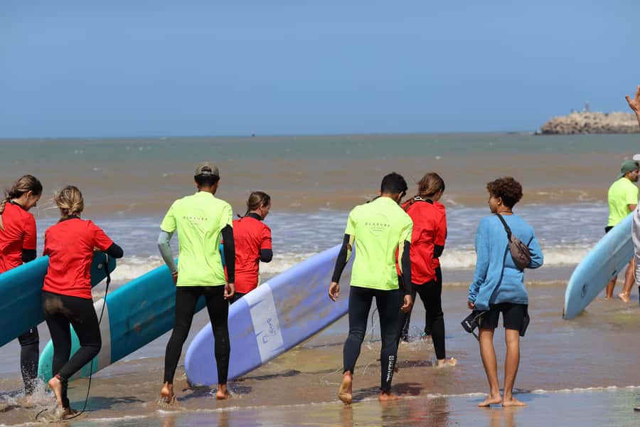Essaouira: Surf Lessons - Showers, Lockers, and a Smooth Return to Town