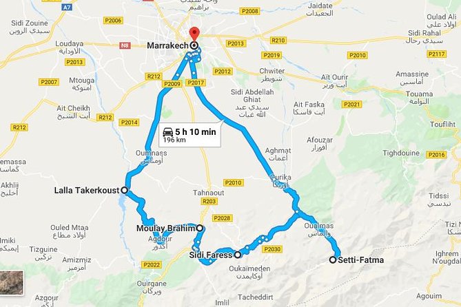 Excursion 3 valleys - Berber lunch - Moulay Brahim and the Plateau of Kick
