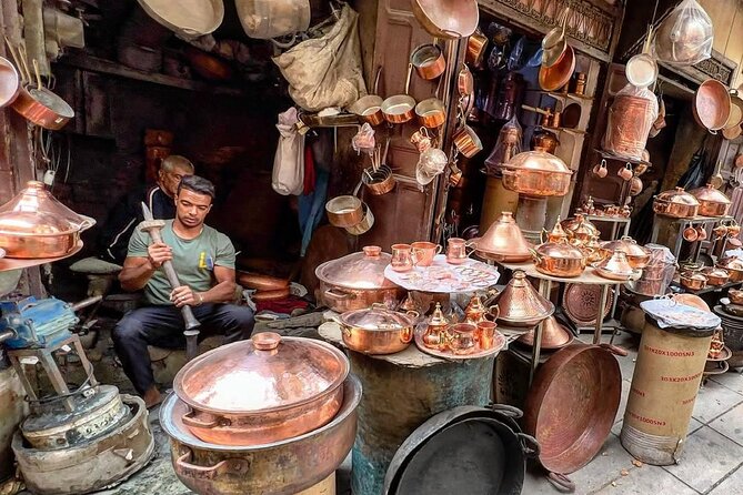 Fes Medina Walking Tour - Stop 1, Place Seffarine: getting your bearings with artisanship