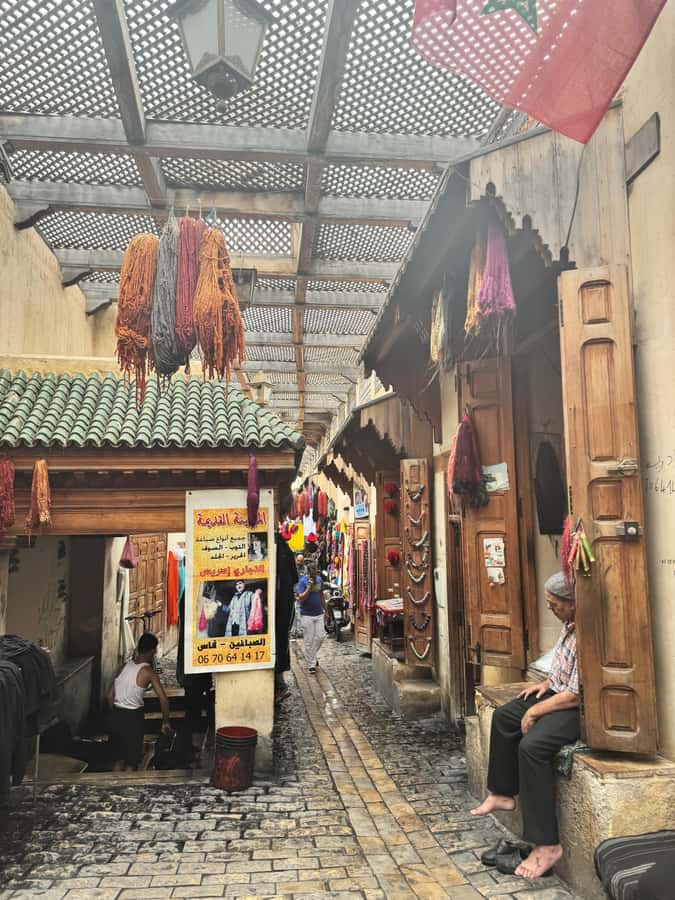 Fes: Museum, Al Attarine Madrasa & Tannery and Medina Tour - Chouara Tanneries: Leather Work, Views, and the One Thing You Can Smell
