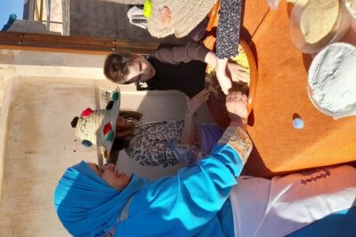 Fez view cooking with grandmother
