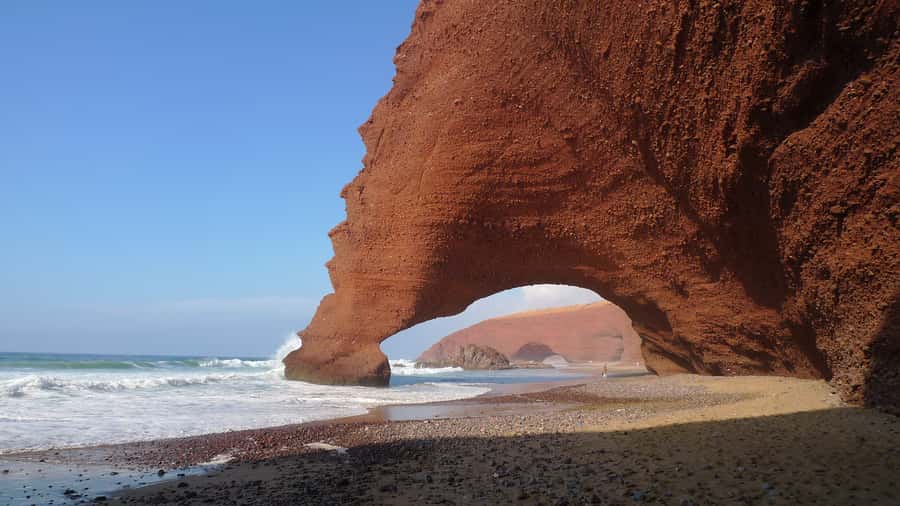 From Agadir: Legzira Beach and Tiznit Tour with Transfer - Legzira Beach with its red arches, sea-wind drama, and real free time