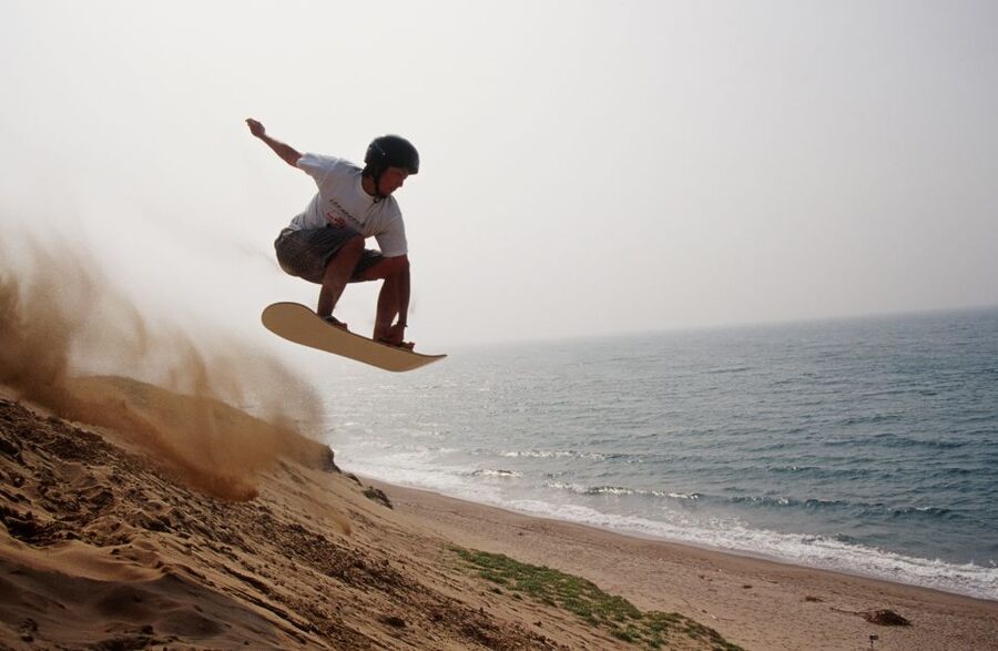From Agadir or Taghazout: Desert Sand Boarding Tour w/ Lunch - Getting to the Dunes Near the Beach (Where the Real Work Starts)