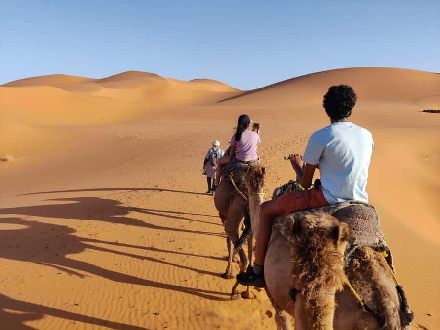 From Fes: 3 Day Magical Desert Camel Trek To Marrakech - Day 1: Fes to Erg Chebbi Merzouga, via Ifrane, Azrou, and Midelt