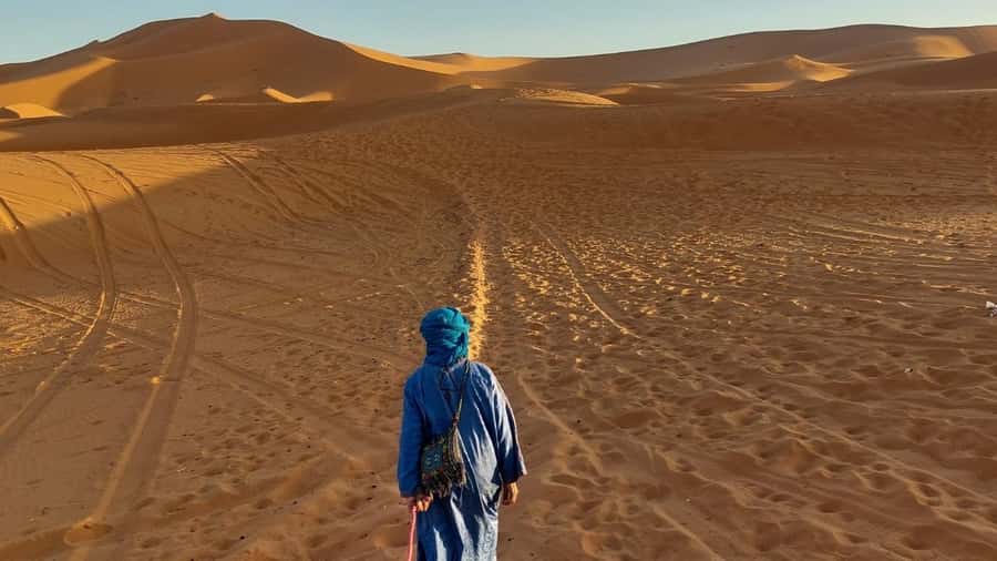 From Fes: 3 Days and 2 Nights Desert Trip to Marrakech - Erg Chebbi camel sunset, why this part matters