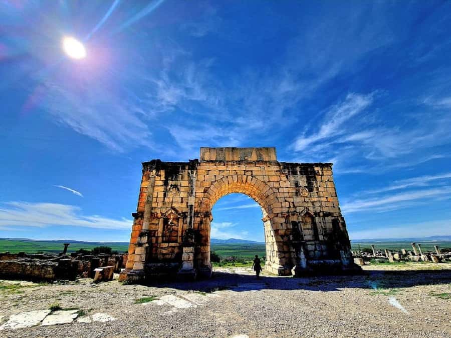 From Fes Day Trip to Meknes,Volubilis,Moulay Idriss Zerhoun - Mausoleum of Moulay Ismail and the Hedim square exit