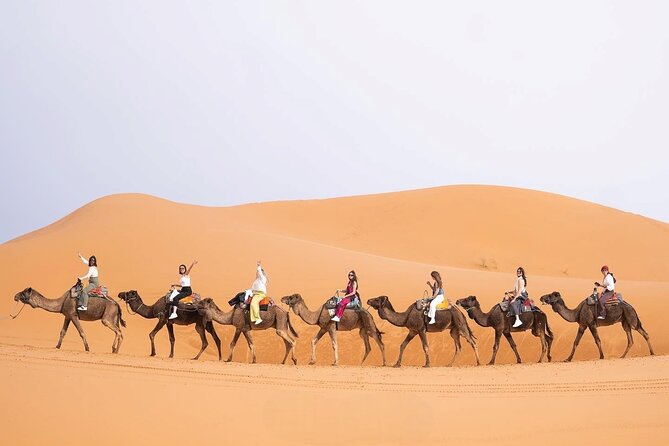From Fes: Unforgettable Desert Tour to Marrakech 3-Day - Erg Chebbi at sunrise, then a night in a Berber tent