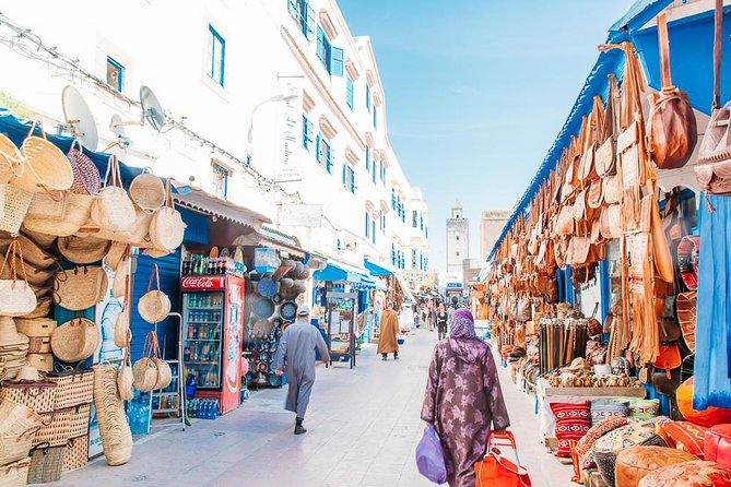 From Marrakech : 1-Day Group Trip To Essaouira - Harbor Blue Boats, Fishermen Scenes, and Skala Views