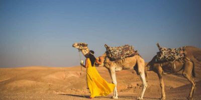 1-Hour Sunset Camel Ride in Agafay Desert