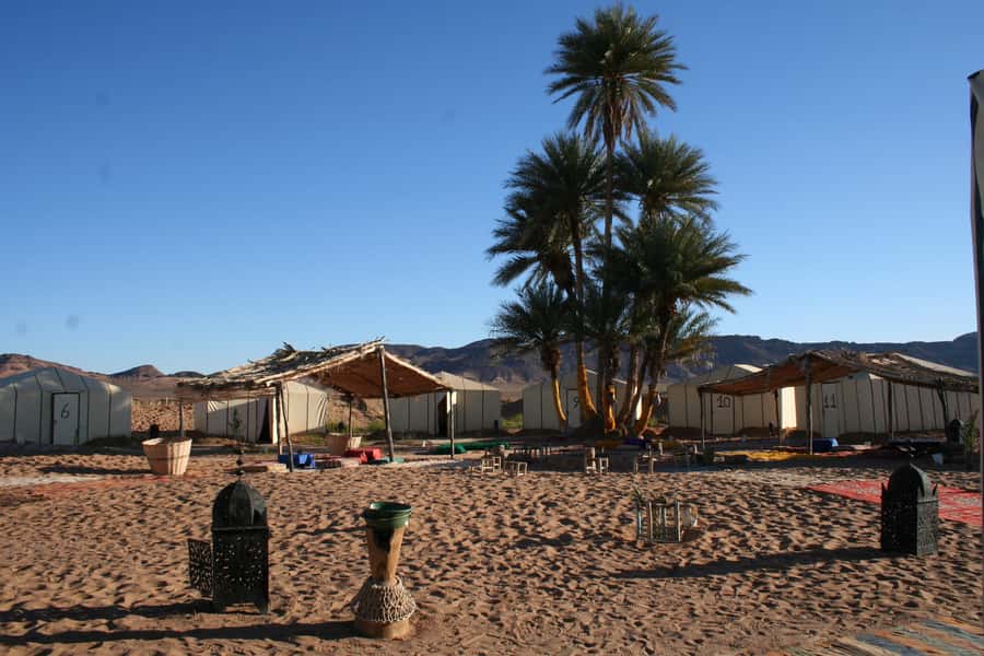 From Marrakech: 2-Day Desert Excursion - Berber campsite life, dinner, music, stars, and shared showers