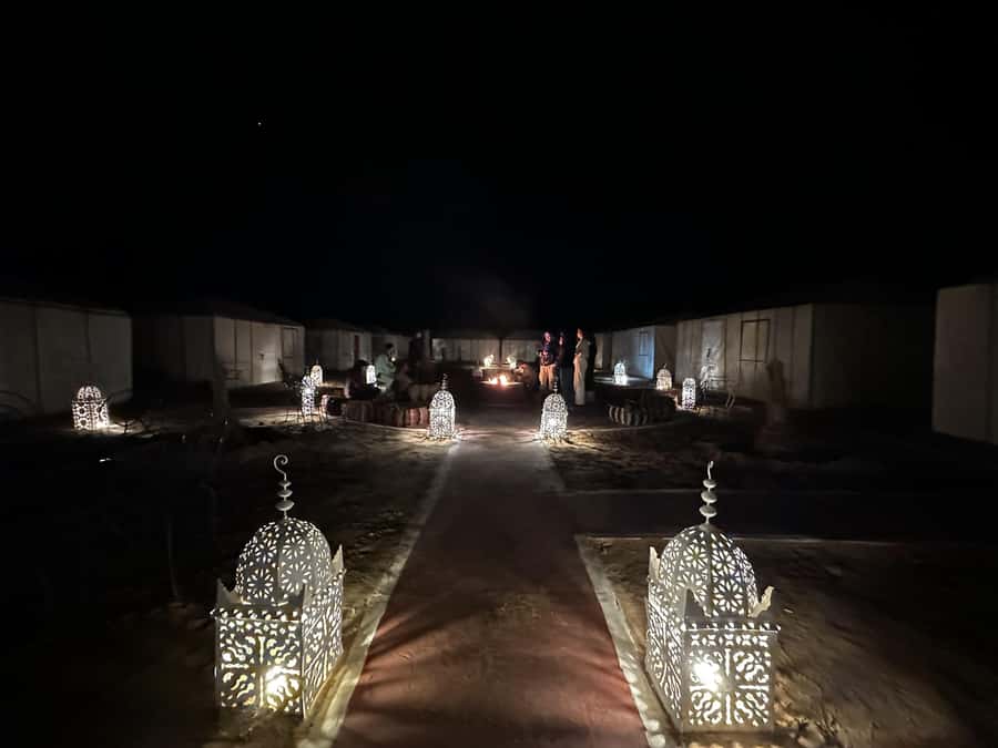 From Marrakech: 3-Day Desert with luxury camp, camel & meals - Luxury Berber camp under the stars, what the night is really like