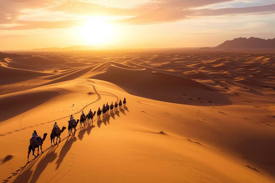 From Marrakech: 3-Day Sahara Desert Adventure to Fes - Dades River sunset, plus an overnight that is good enough