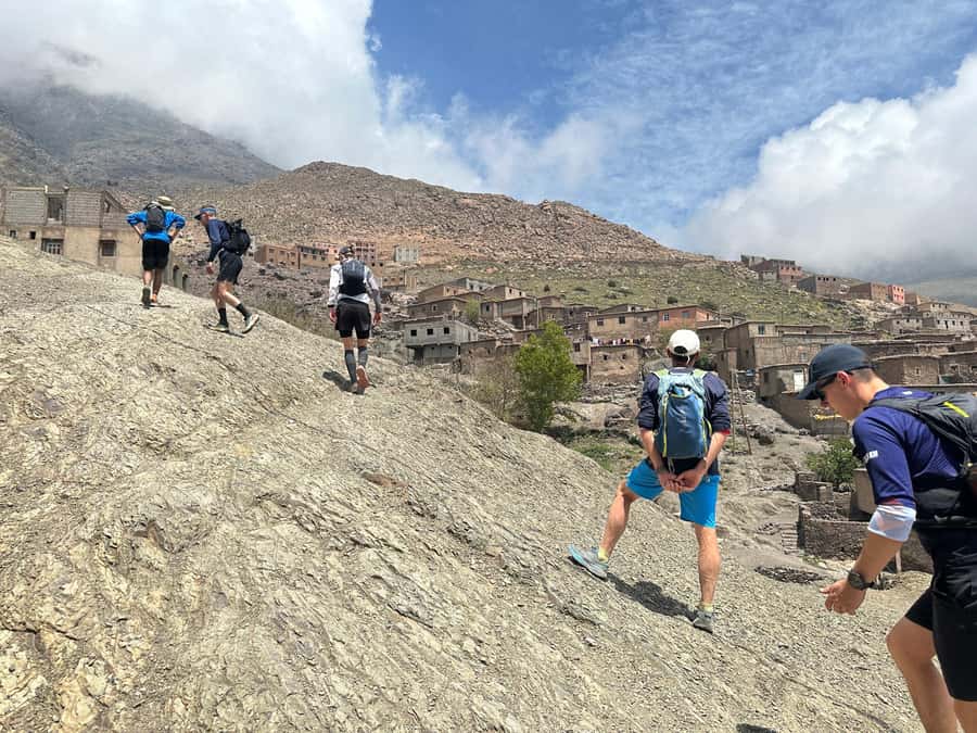 From Marrakech : A Day Trail Running In The Atlas Mountains - Imlil Valley Sets the Tone for a Real Mountain Day