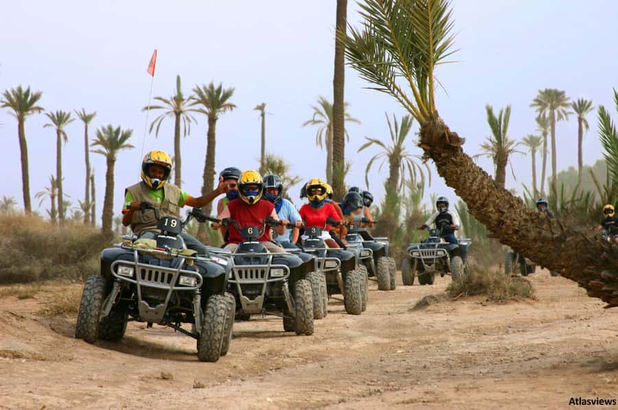 From Marrakech: Adventure Quad Ride in La Palmeraie - The 2-hour quad route: palm groves, countryside paths, and photo stops