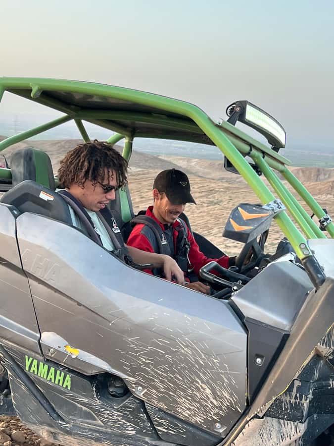 From Marrakech: Agafay Desert Buggy 1Hour & Dinner Show - Safety, gear, and the real riding distance rule
