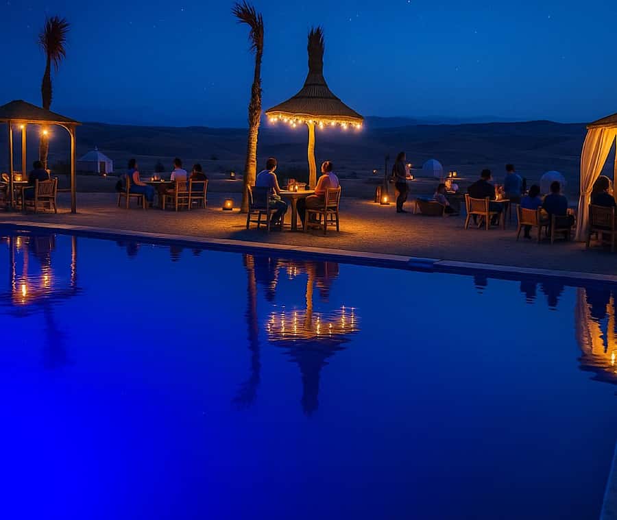 From Marrakech: Agafay Desert Dinner and Optional Camel Ride - Arriving at the Agafay Camp: Tent Comfort, Golden Hour, and Photos