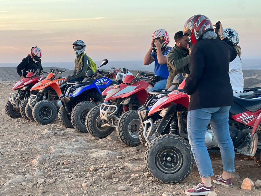 From Marrakech: Agafay Desert Quad Biking Tour with Transfer - Tea break at the nomadic tent: the pause that makes the ride better