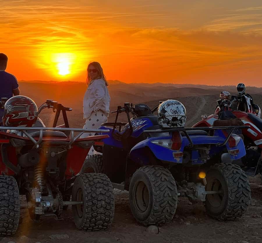 From Marrakech: Agafay Desert Quad Biking Tour with Transfer - The ride back: wind machine dust control and the drive to your hotel
