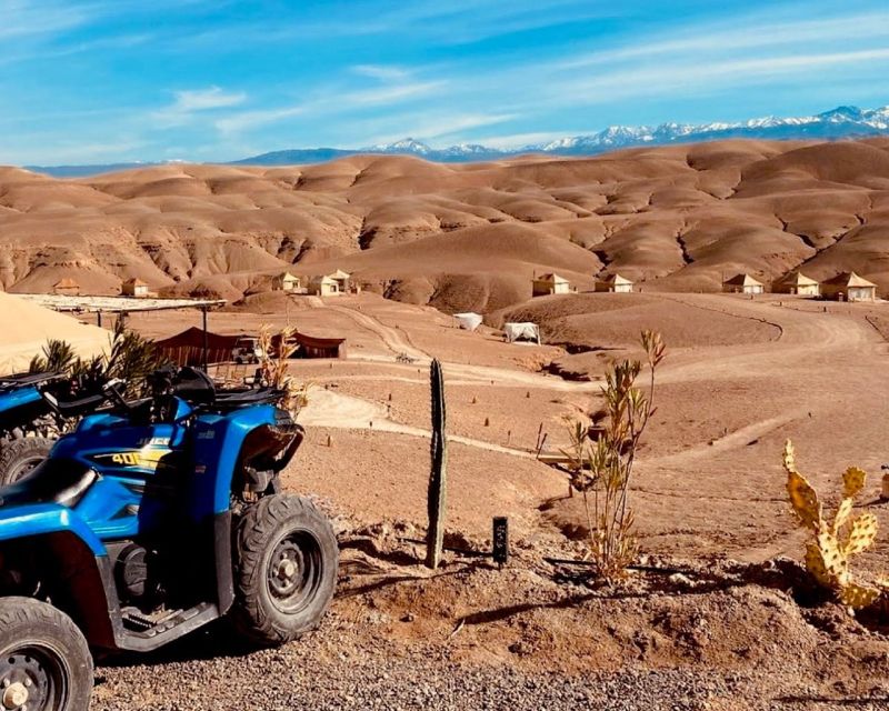 From Marrakech: Agafay Desert Quad Biking with Dinner & Show - Fire show and live entertainment: what you’re timing your energy for