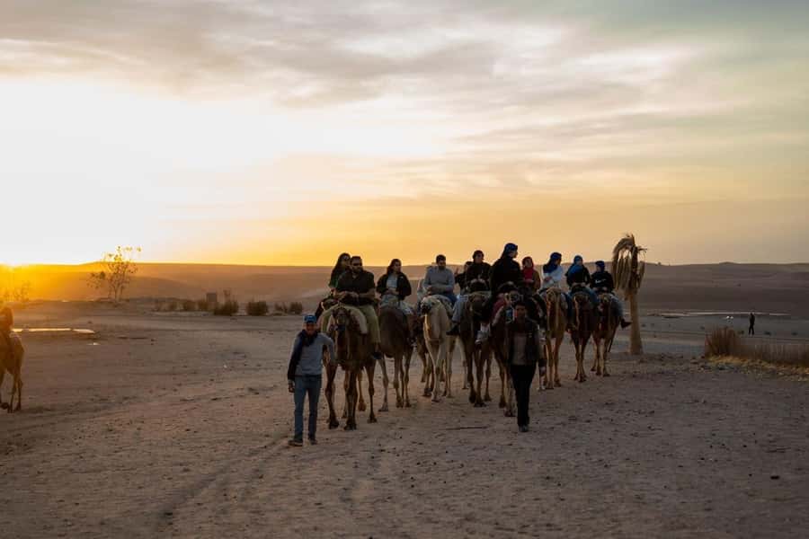 From Marrakech: Agafay Desert Quad Biking with Dinner & Show - Pickup in Marrakesh and how the 7-hour timing feels