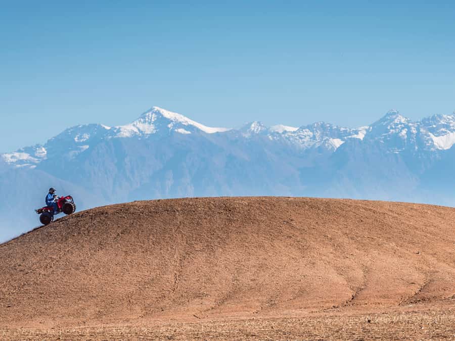 From Marrakech: Agafay Desert Sunset, Quad Biking, & Dinner - Agafay sunset from Marrakech, minus the Sahara hassle