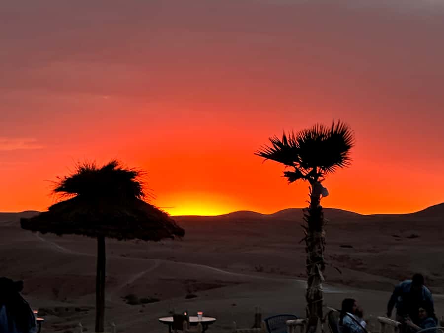 From Marrakech: Agafay Desert Sunset, Quad Biking, & Dinner - Moroccan dinner in the desert: harira and tajine, with vegan options