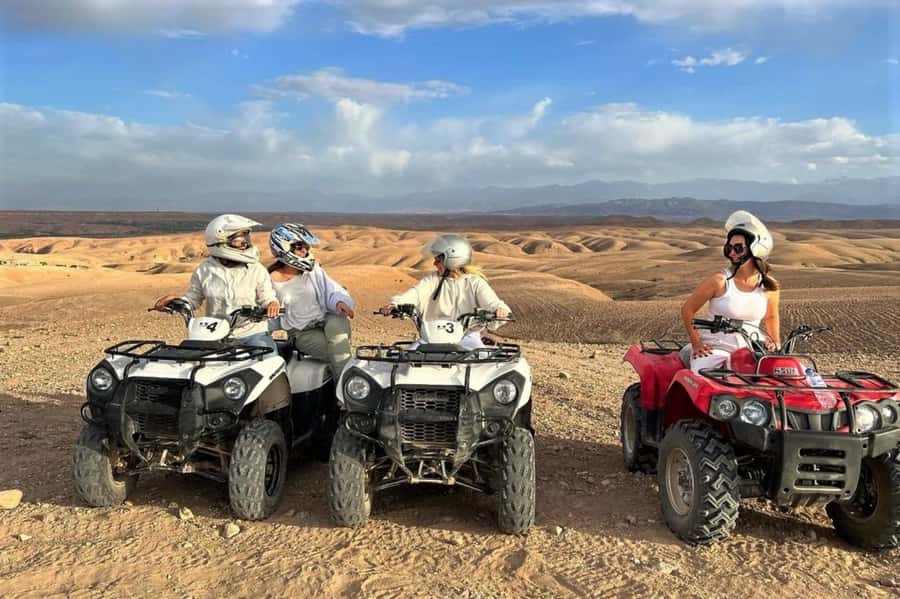 From Marrakech: Agafay Desert Sunset, Quad Biking, & Dinner - Price and value at about $45 per person