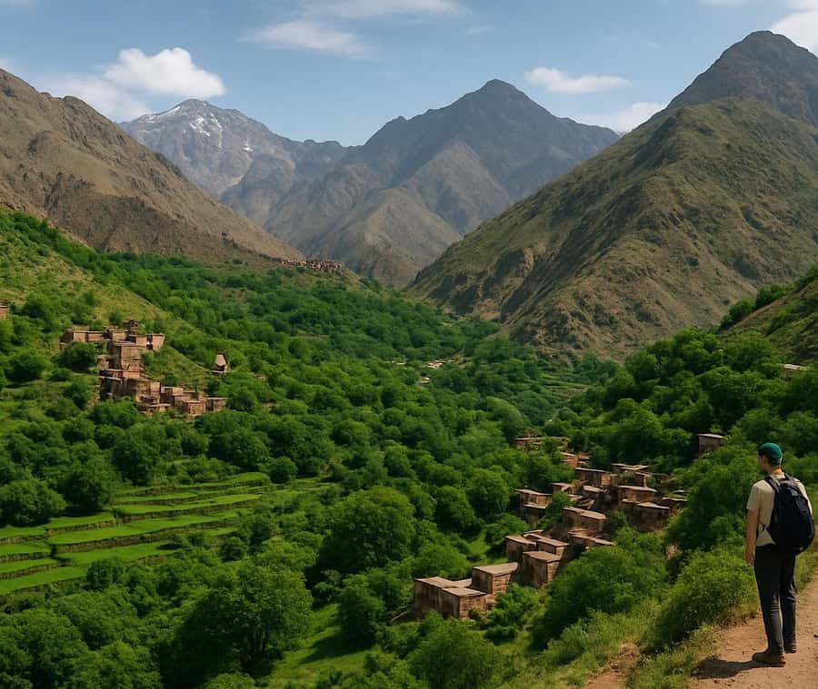 From Marrakech: Atlas Mountains Day Trip with Camel Ride - Mount Toubkal sightings and the waterfall factor