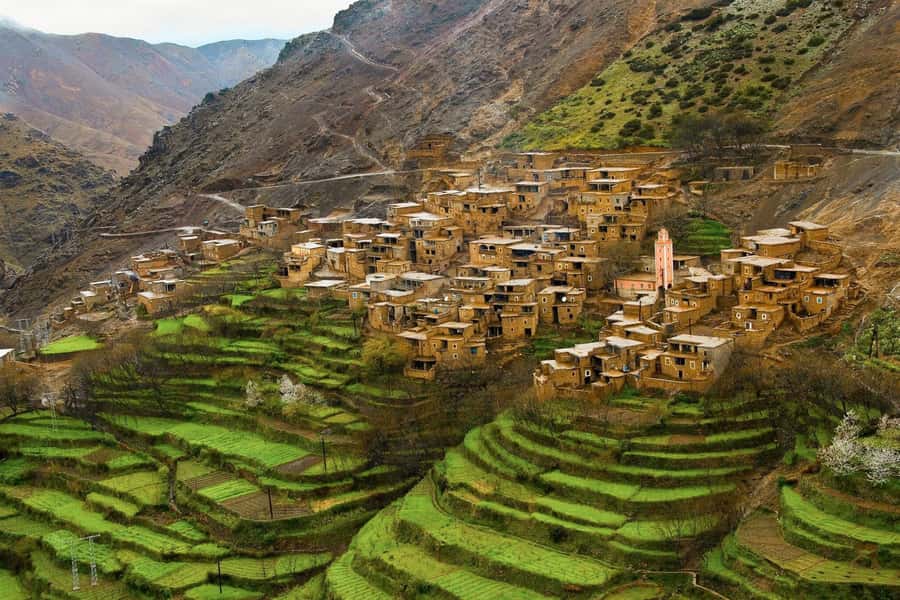 From Marrakech: Atlas Mountains Full-Day Hiking Trip w Lunch - Moulay Brahim and the early photo stop