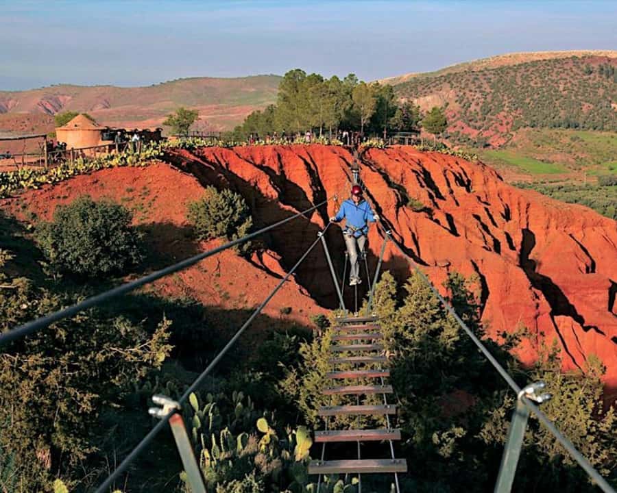 From Marrakech: Atlas Mountains Zip Line Tour Adventure - Key highlights you will feel right away