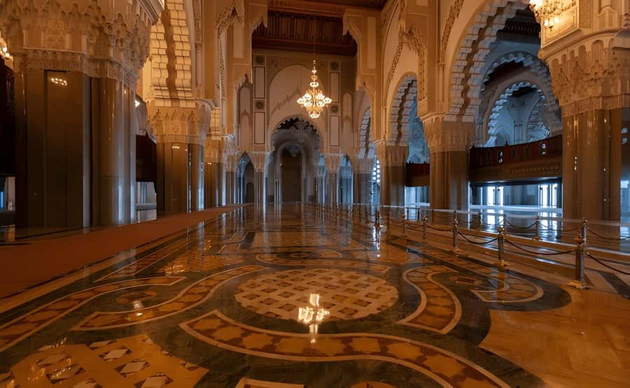From Marrakech: Casablanca Day Trip Experience" - Mohammed V Square and the Cathedral, a quick contrast hit