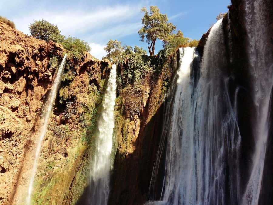 From Marrakech: Day Tour to Ouzoud Waterfalls - Arriving at Ouzoud: olive groves, stairs, and viewpoint time
