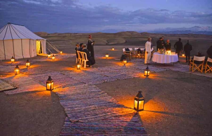 From Marrakech: Dinner in Agafay Desert with Sunset - The argan oil cooperative stop: what you’ll learn and what to watch for
