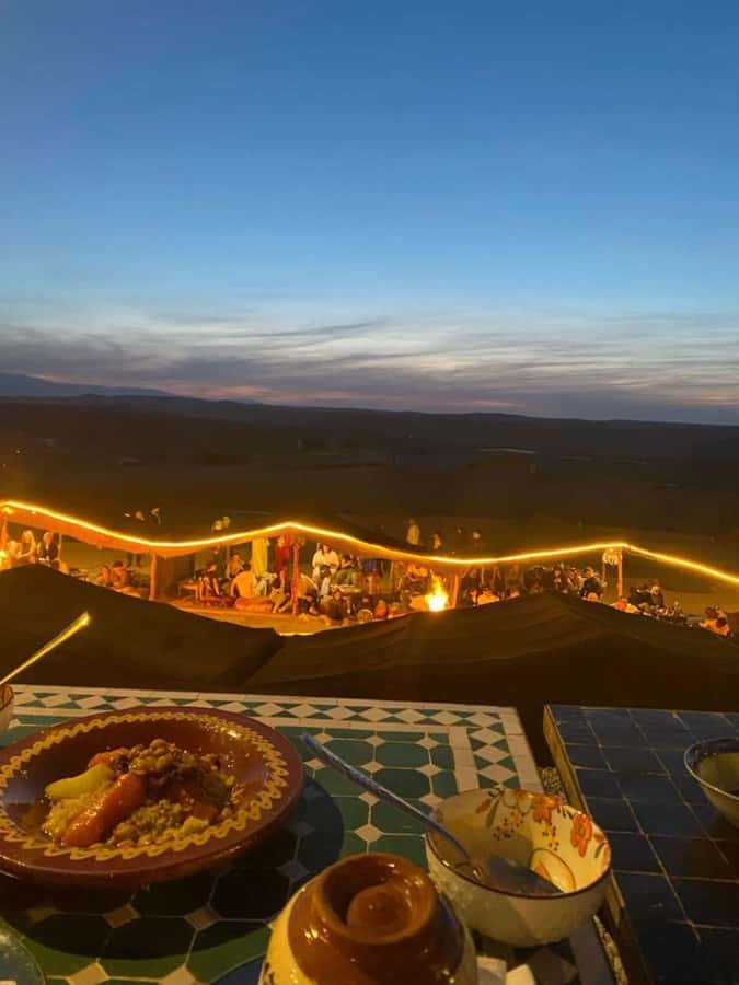 From Marrakech: Dinner in Agafay Desert with Sunset - The trade-offs: waiting time and how the argan pitch can feel