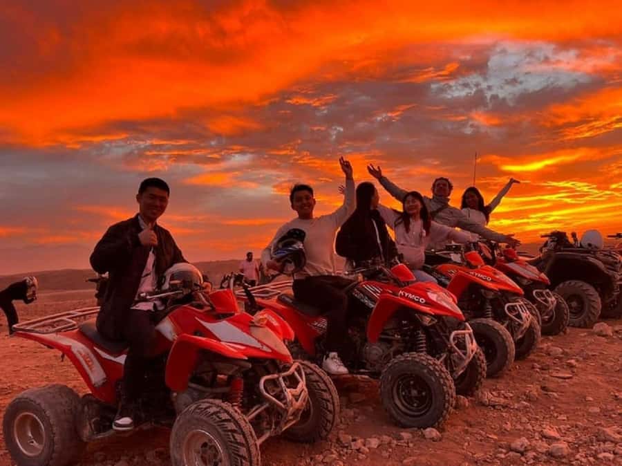 From Marrakech: Dinner show in Agafay Desert & Sunset Quad - Camel Ride at Nightfall: Fun, Quick, and Worth It
