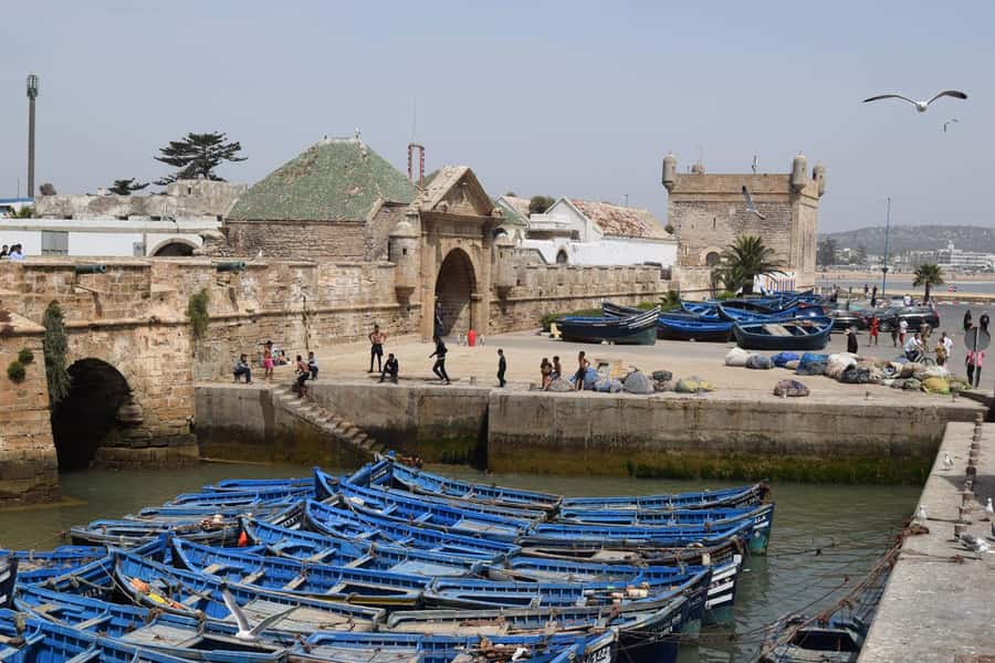 From Marrakech: Essaouira Coastal Escape with Lunch - Skala de la Kasbah ramparts: cannons, ocean views, and fishermen