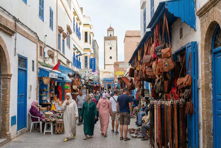 From Marrakech: Essaouira Coastal Escape with Lunch - The first break: viewpoint time, tea, and a short pause